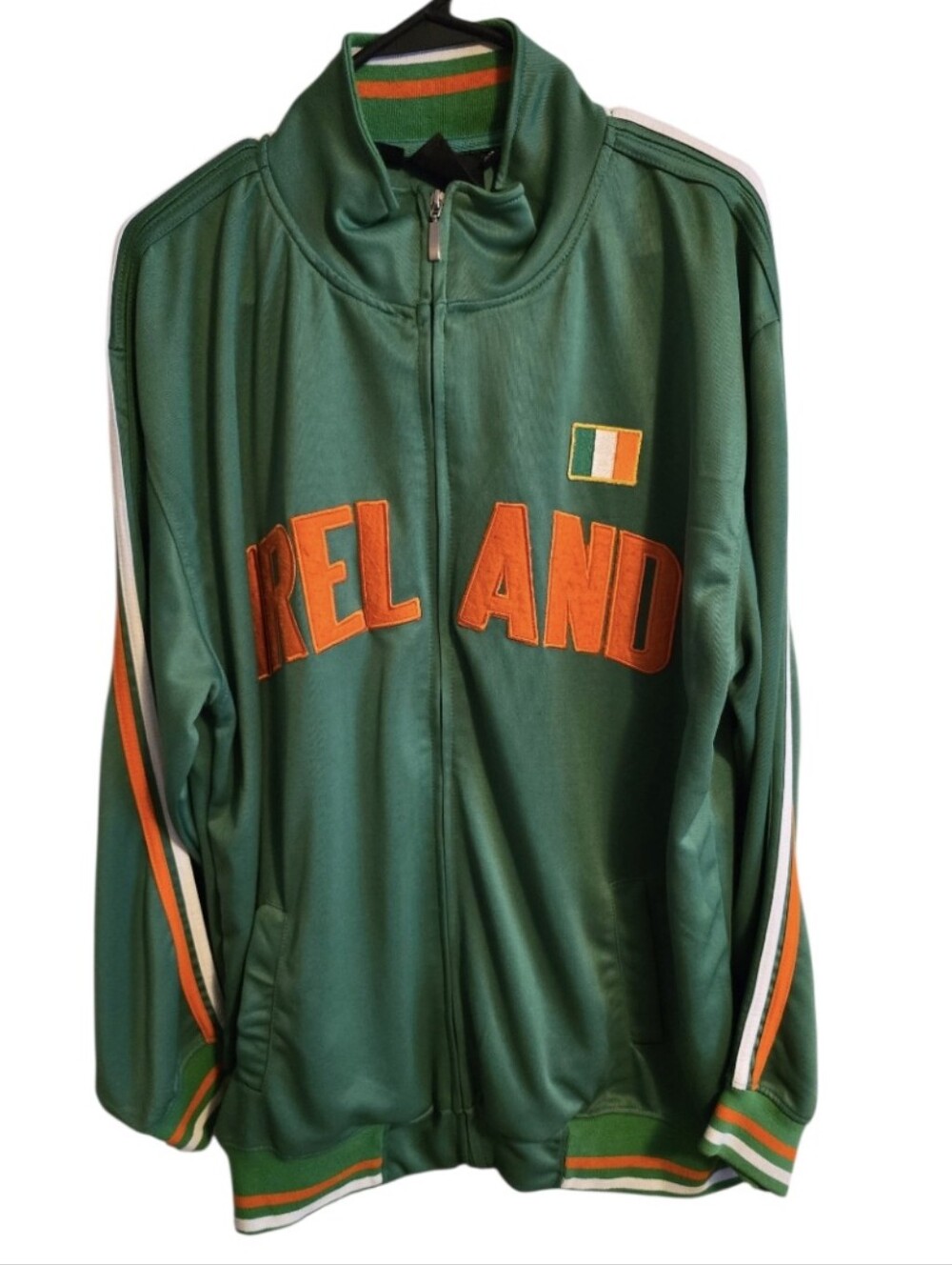 Live For Rugby Vintage Ireland Rugby Track Jacket Size XXL in EUC